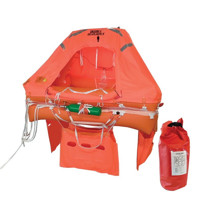 [502144] LALIZAS ISO ATLANTIC II PG Liferaft 6C >24h, grab bag image